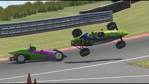Aaron Winnell Wild Oulton Park Tumble Flip Crash - Formula Vee Oulton Park Circuit - iRacing 2023
