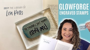 New Glowforge Stamp Feature! | Lisa Potts Designs