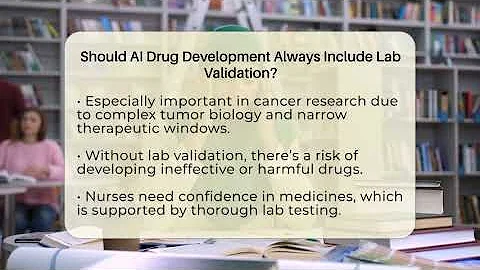 Should AI Drug Development Always Include Lab Validation? - Nursing Knowledge Exchange