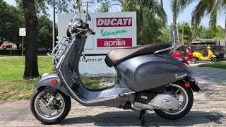 2021 Vespa Primavera 150 Touring Grigio Travolgente at Euro Cycles of Tampa  Bay Florida - YouTube