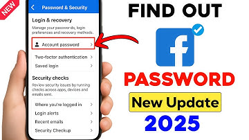 How to See Your Facebook Password 2025 | New Update