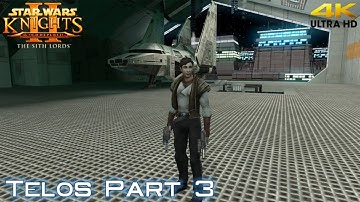 Star Wars Knights of the Old Republic 2 Restored Content Telos Part 3 Walkthrough (4K)