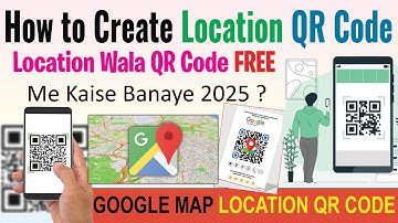 How to create location QR code | Google Map Location QR Code Kaise Create Kare Free Me? Live Demo