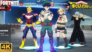 My Hero Academia Heroes and Villains Squads Match (4K 60FPS)