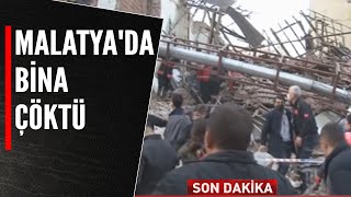Malatyada Bi̇na Çöktü