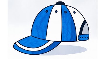 Easy cap drawing for beginners | cap drawing | 1 minute mein cap kaise draw kare | easy cap drawing