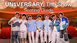 'UN1VERSARY: The Show' Seating Guide