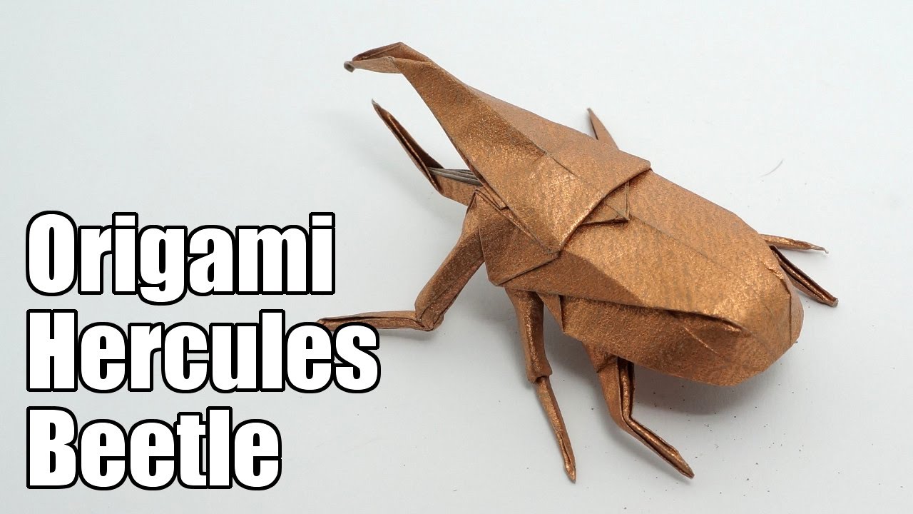 Origami Hercules Beetle Jo Nakashima