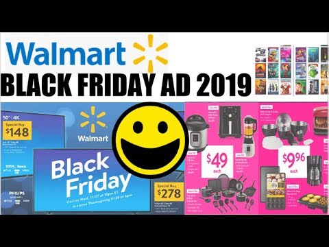 WALMART BLACK FRIDAY 2019 AD | HOT ELECTRONICS, TOYS, GAMING & MORE! - YouTube