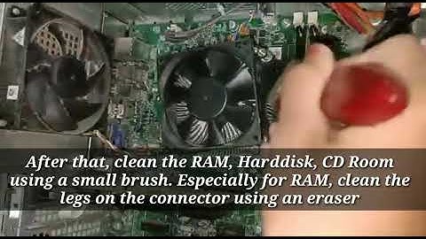 How to Clean CPU Properly || Procedure Text