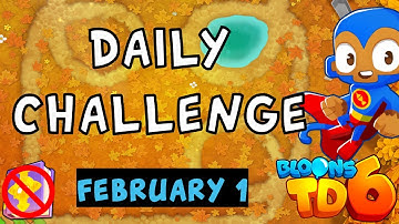 Bloons TD 6 Daily Challenge | Middle Upgrades Only. | No MK No Powers | February 1 2024