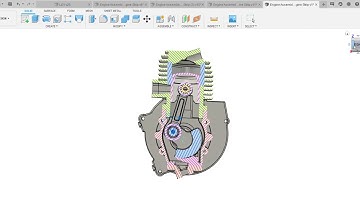 Engine Assembly Autodesk Fusion 360