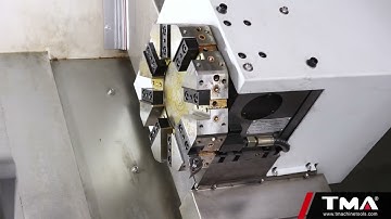 High-Speed CNC Lathe CK50-750 by TMA | Siemens 808D Control System