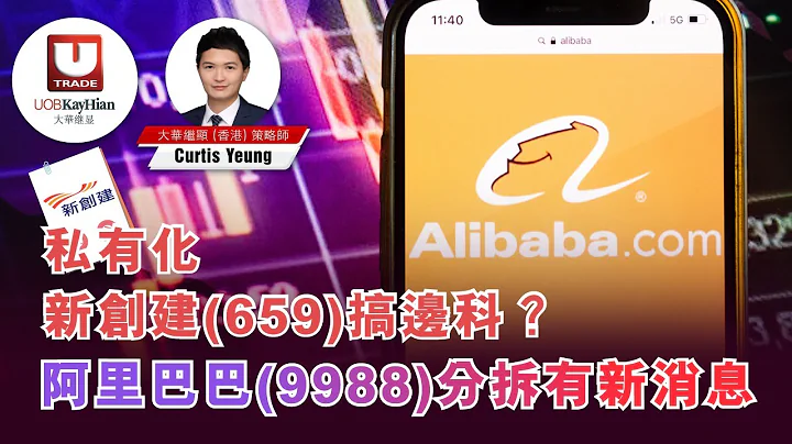 私有化新創建(659)搞邊科？| 阿里巴巴(9988)分拆有新消息【幾分鐘大市精讀】 - 天天要聞