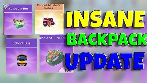 Prodigy Math Game| *INSANE* NEW Iventory And Backpack Update!!!