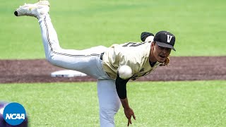 Jack Leiter strikes out 10, leads Vanderbilt to 2021 College World Series