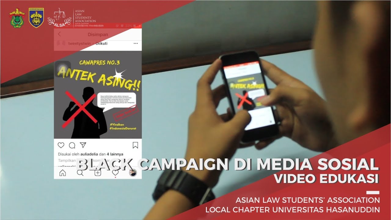 VIDEO EDUKASI : BLACK CAMPAIGN DI MEDIA SOSIAL