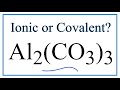 Aluminum Carbonate Bonding and Properties