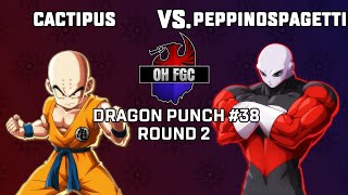 Cactipus vs. PeppinoSpagetti - DPO #38 | Dragon Ball FighterZ Round 2