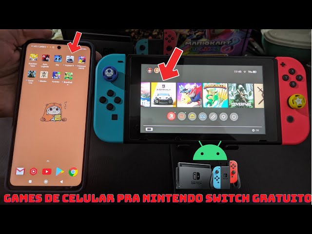 INCRÍVEL JOGOS DE CELULAR ANDROID PARA JOGAR SEU NINTENDO SWITCH! 