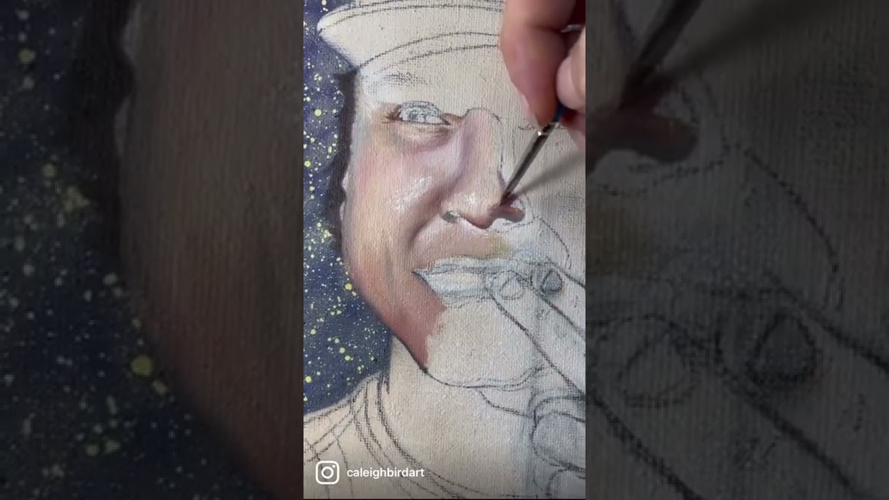 Painting noses makes an artist’s ability to render a 3D object on a 2D surface feel like magic 🪄✨