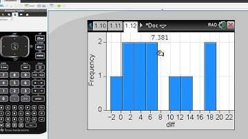 9.3 Paired t-test on the TI-Nspire CX