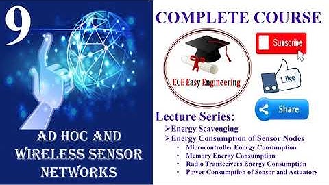 AWSN/9/ Energy Scavenging/Energy Consumption of Sensor Nodes