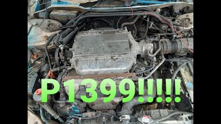 02 Acura Tl p1399 code (Diagnose and fixed)