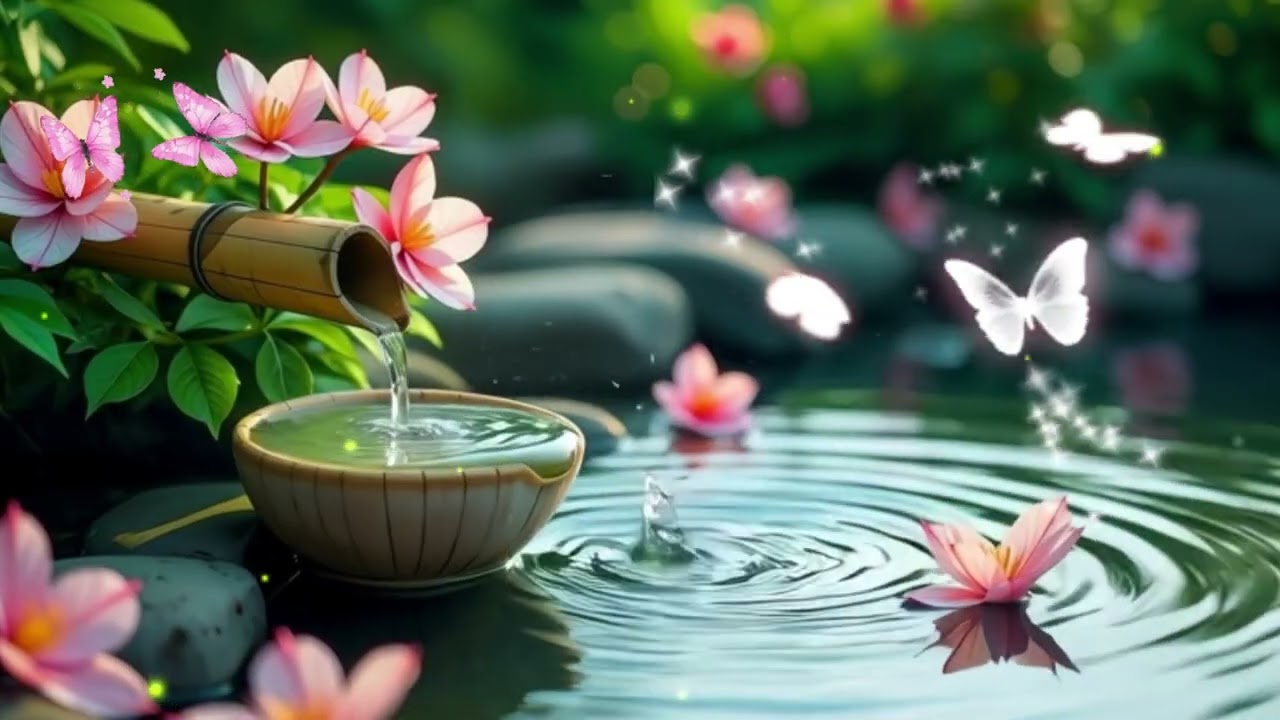 Healing Piano & Soothing Water Sounds 🌿 Deep Sleep Music for Insomnia, Anxiety Relief & Calm Mind