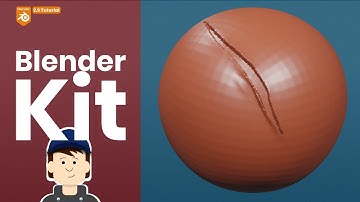 How to Use Blender Kit for sculpting in Blender [2.91]