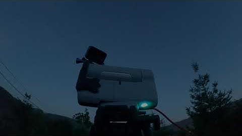 Eagle Nebula Dwarf 2 Mini Telescope and GoPros Recorded in Night Lapse