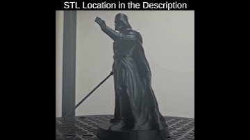 Darth Vader in 3D Epic Print on Bambu Lab P1S #starwars #darthvader #3d #3dprinting #bambulab #p1s