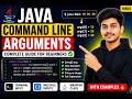 Command Line Arguments in Java 🔥 | String[] args Explained