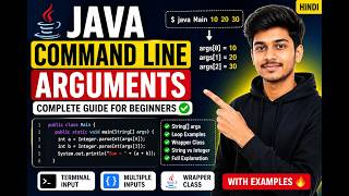 Command Line Arguments in Java 🔥 | String[] args Explained