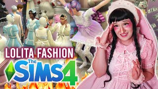 Lolita Fashion Store in The Sims 4 (using CC, links included)