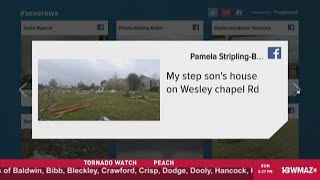 Photos show storm damage and hail