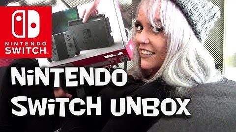 UNBOXING NINTENDO SWITCH / FIRST IMPRESSIONS