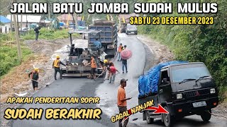 JALAN BATU JOMBA SUDAH DI ASPAL !!! Baru 1 Jam Selesai Sudah Ada Tanda-tanda Cepat Hancur