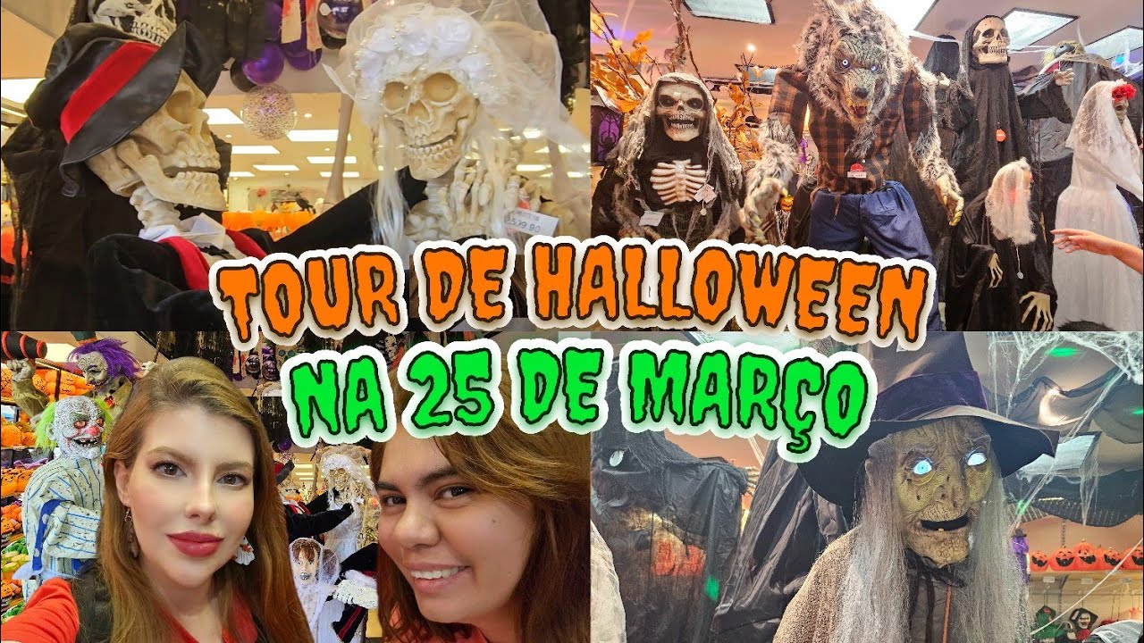 🎃 Tour de Halloween nas lojas da 25 de Março