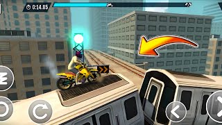 🔥 Stunt Bike Extreme Android Gameplay | Subway Train Jumps & Impossible Bike Stunts 🚴🔥 screenshot 4