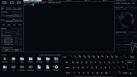 Pretend to be a Hacker with eDEX-UI terminal emulator