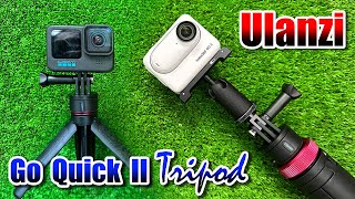 Ulanzi Go Quick II - Tripod: 7 món phụ kiện cho Gopro và Camera Action