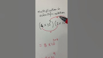 #short #mat #Multiplication in scientific notation (4x10^3)(2x10^6)