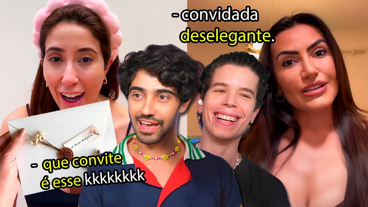 convidada humilha convite de casamento da noiva