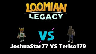 JoshuaStar77 VS Teriso179. Loomian Legacy PVP.