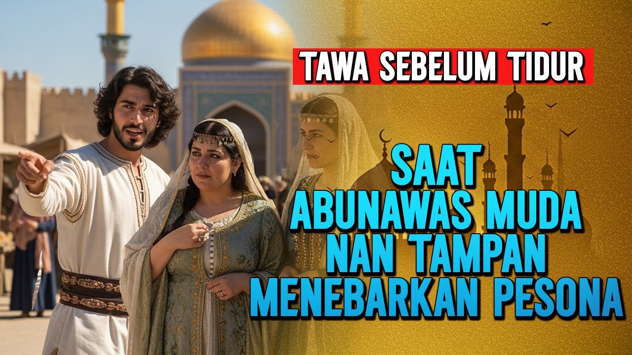 ABUNAWAS SAAT MUDA DAN TAMPAN MENEBAR CINTA - KISAH LUCU PENGANTAR TIDUR