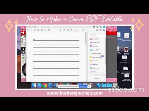 Wie man PDF-Dateien aus Canva Editierbare