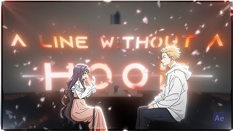 「Waguri x Rintaro」- A Line Without a Hook 🌷「AMV/Edit」 4K !