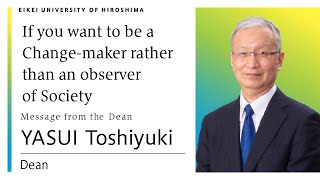 Yasui toshiyuki, dean-elect and professor
