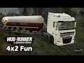 Spintires Mudrunner 4x2 fun Truck | DAF XF 105 | Mountain Pass Map